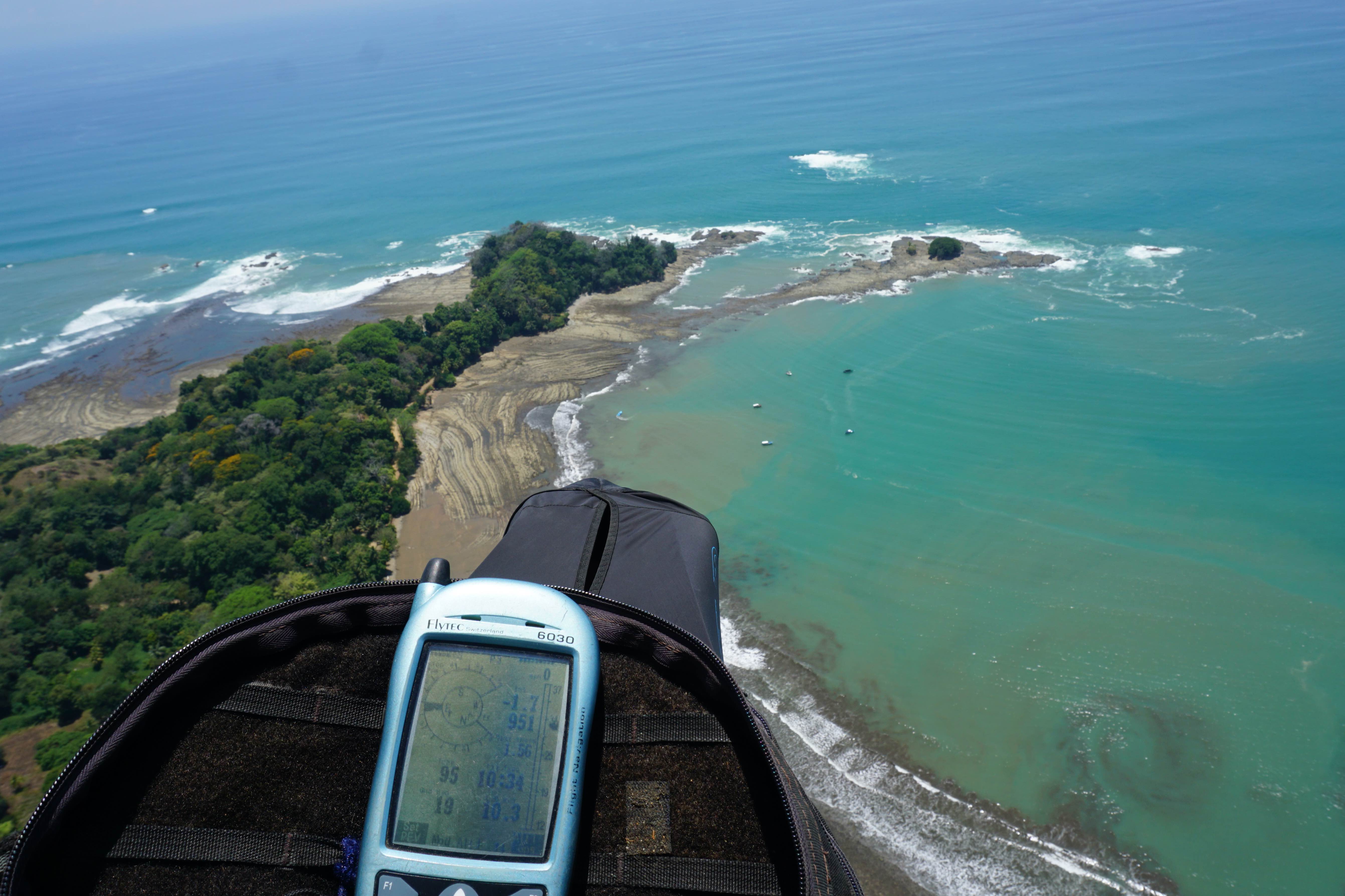 paragliding in Costa Rica with Paracrane tours